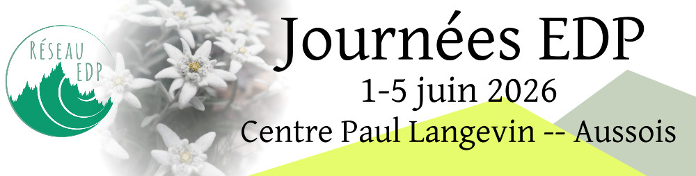 Journées EDP 2026>